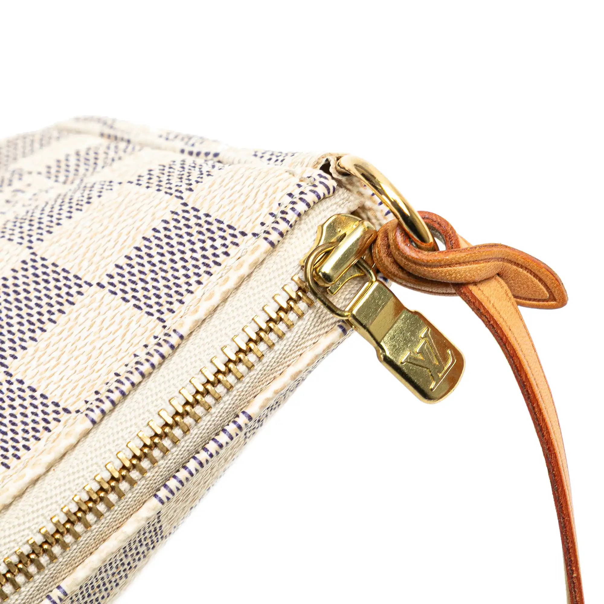 Louis Vuitton Pochette Accessoires Damier Azur Canvas