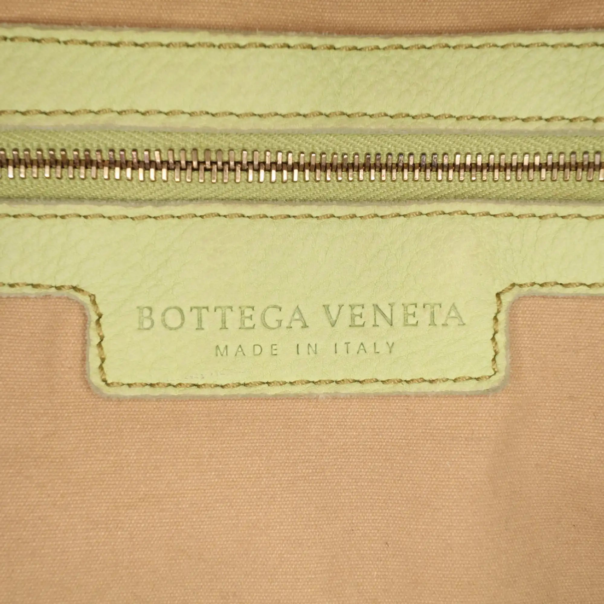 Bottega Veneta Knot Hobo Green Nappa intrecciato