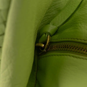 Bottega Veneta Knot Hobo Green Nappa intrecciato