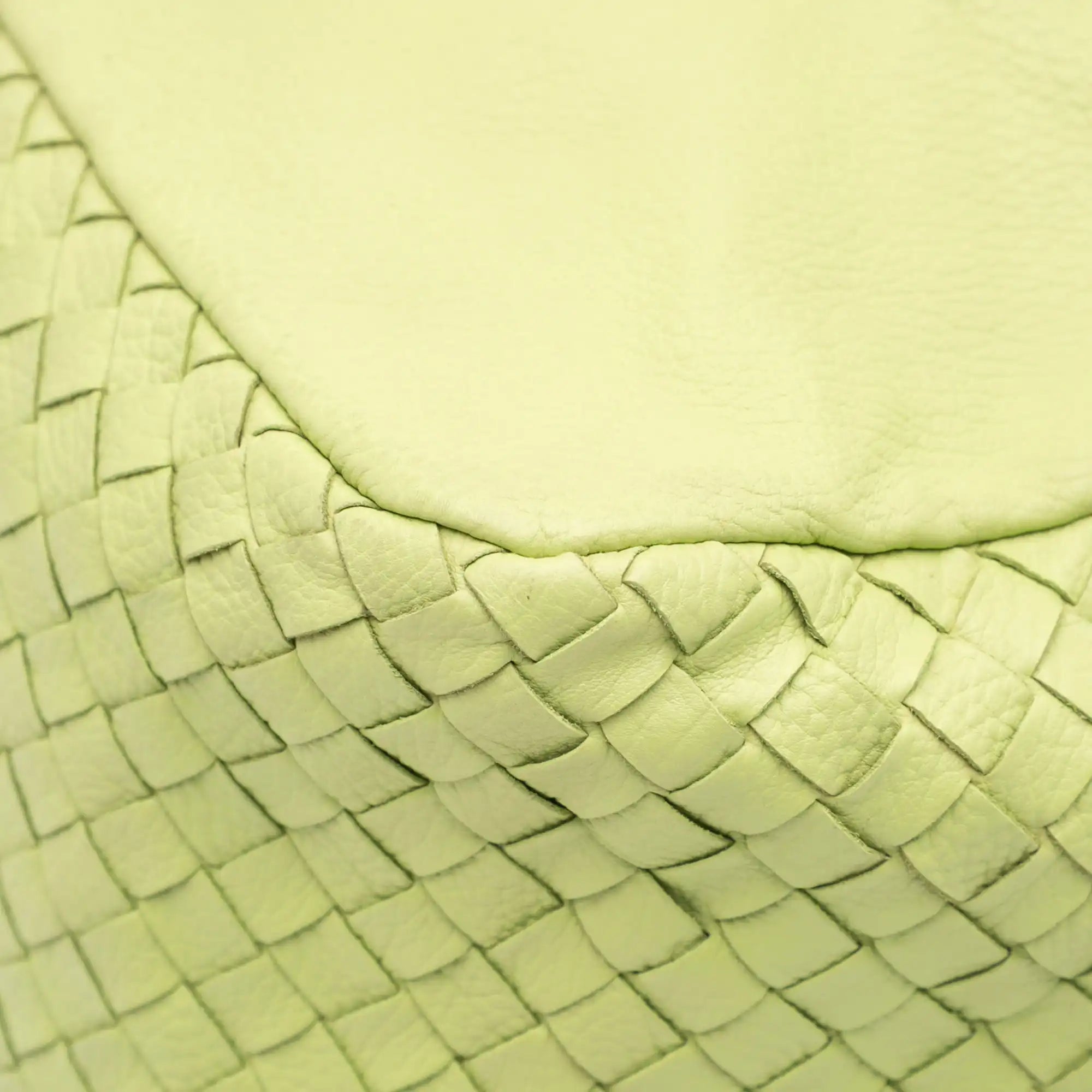 Bottega Veneta Knot Hobo Green Nappa intrecciato