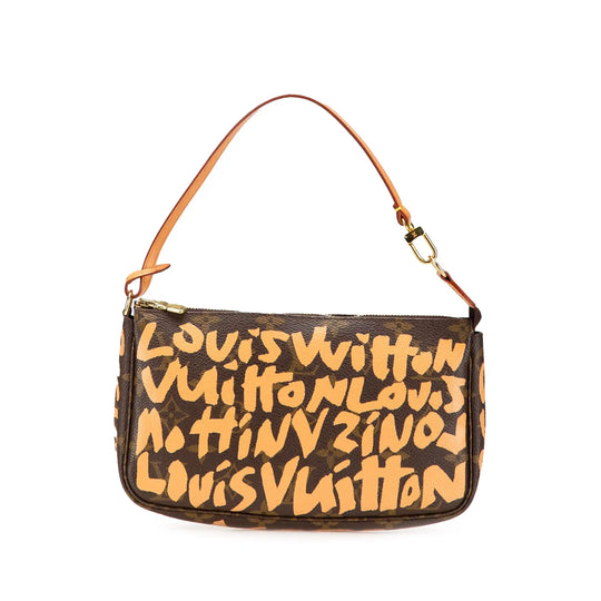 Louis Vuitton x Stephen Sprouse Pochette Accessoires Orange Graffiti Monogram Canvas