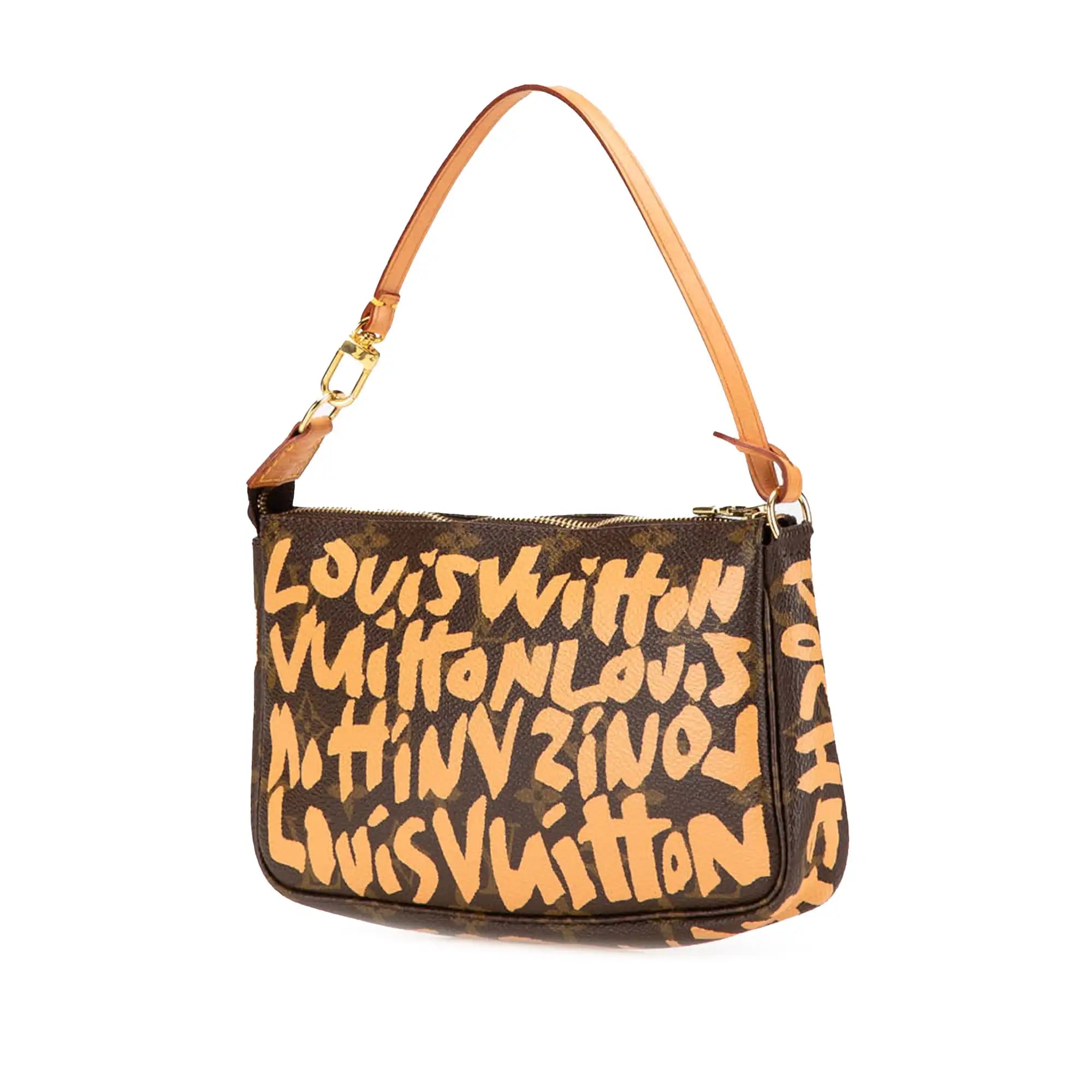 Louis Vuitton x Stephen Sprouse Pochette Accessoires Orange Graffiti Monogram Canvas