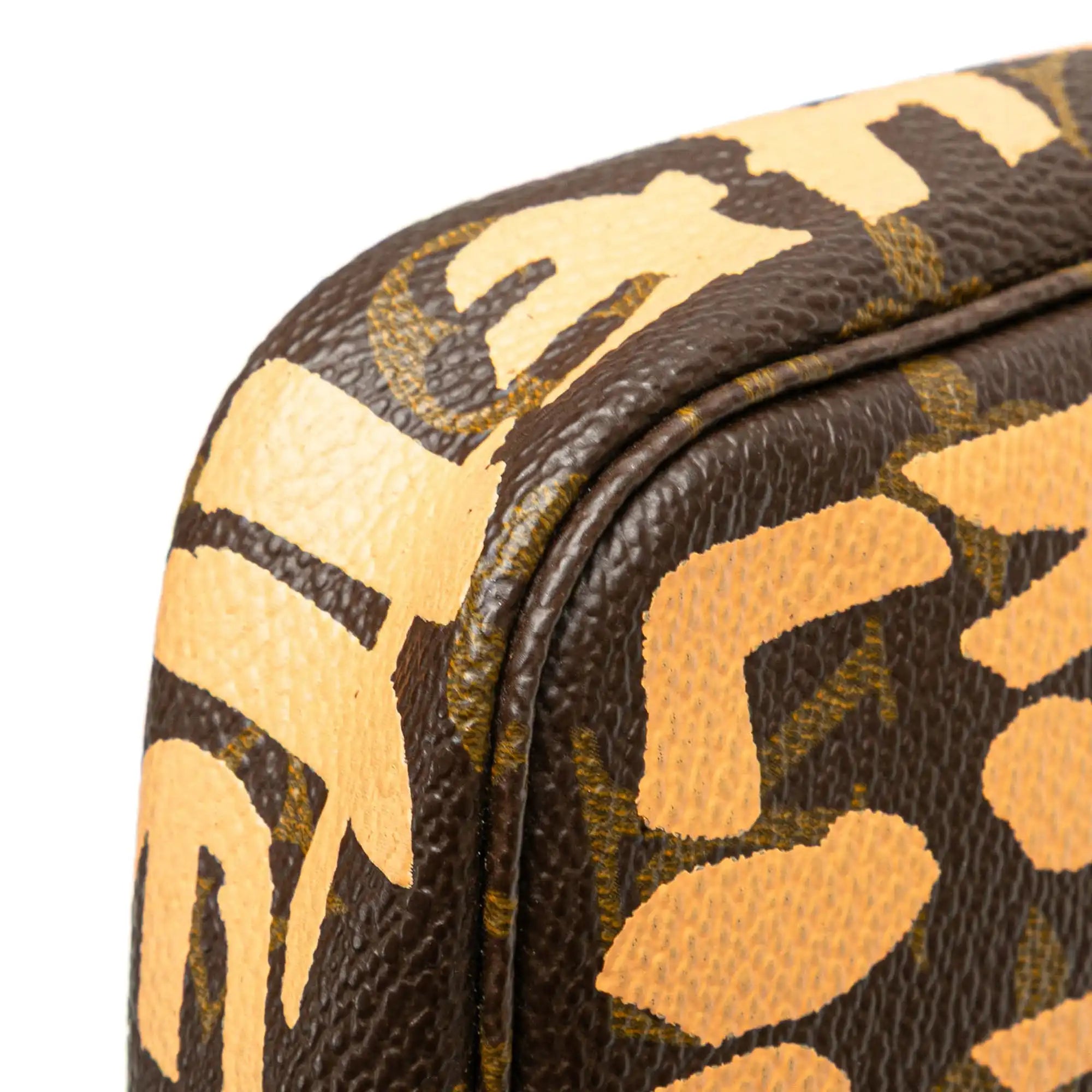 Louis Vuitton x Stephen Sprouse Pochette Accessoires Orange Graffiti Monogram Canvas