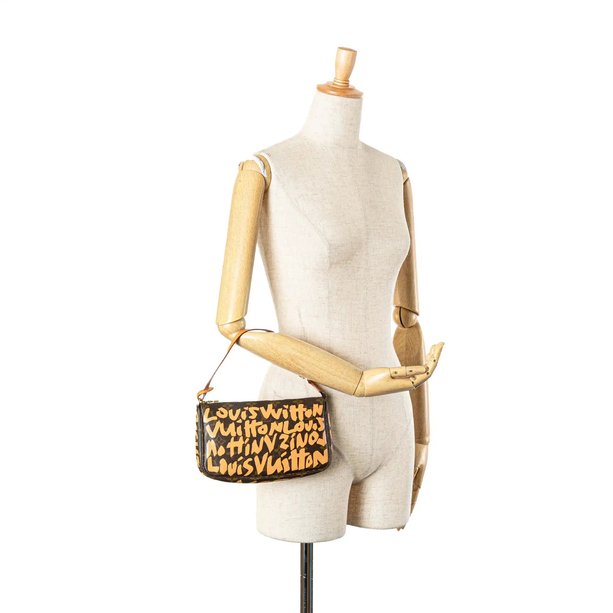 Louis Vuitton x Stephen Sprouse Pochette Accessoires Orange Graffiti Monogram Canvas