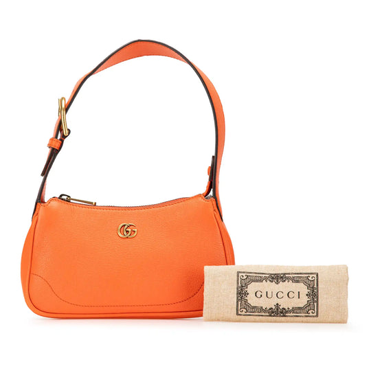 Gucci Aphrodite Mini Orange Leather