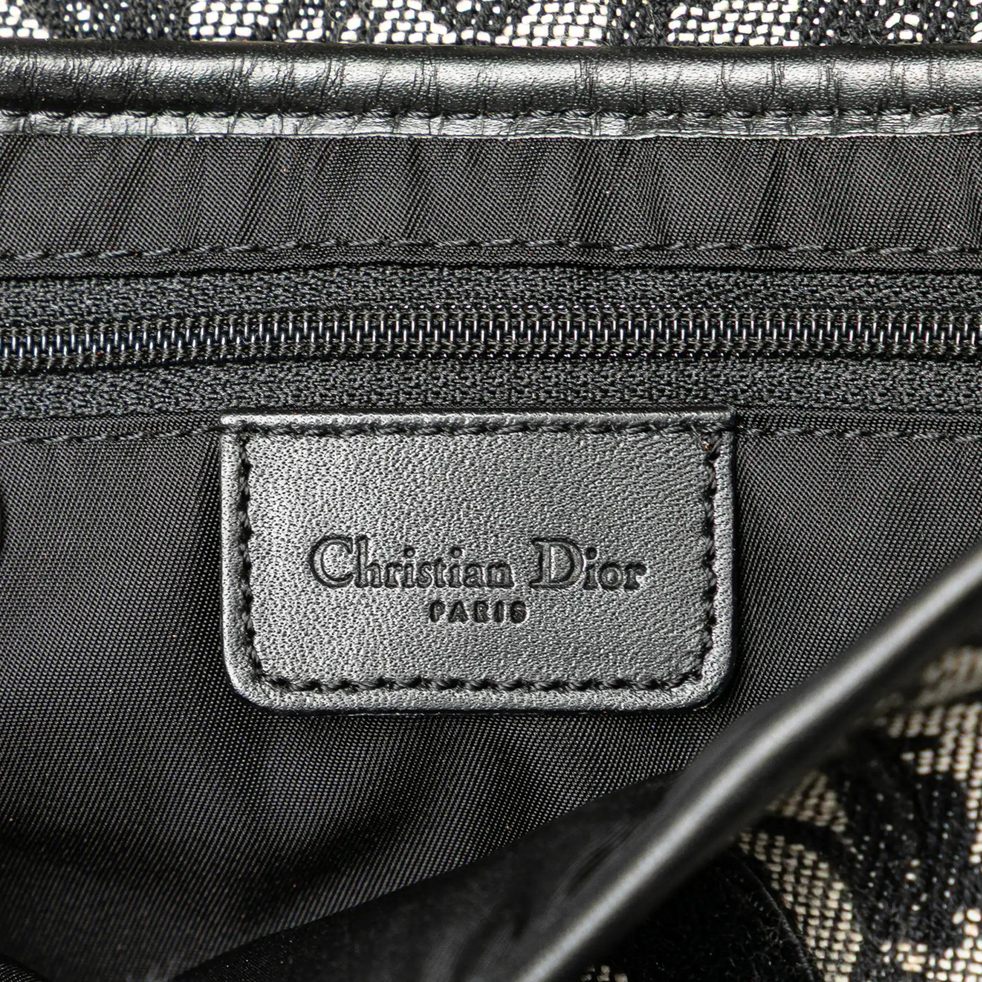 Dior Saddle Bag Medium Blue Diorissimo Canvas