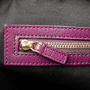 Gucci Blondie Interlocking G Hobo Purple Leather