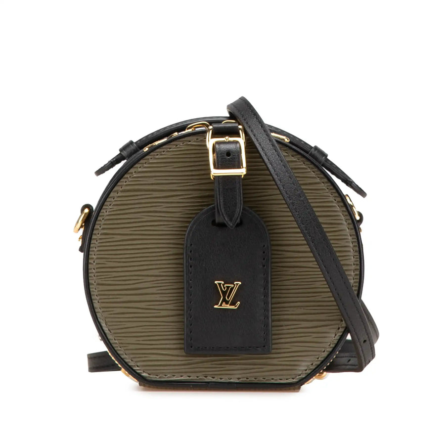 Louis Vuitton Mini Hat Box in Olive Khaki Epi
