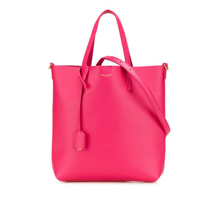 Yves Saint Laurent Toy North/South Shopping Tote Pink Leather