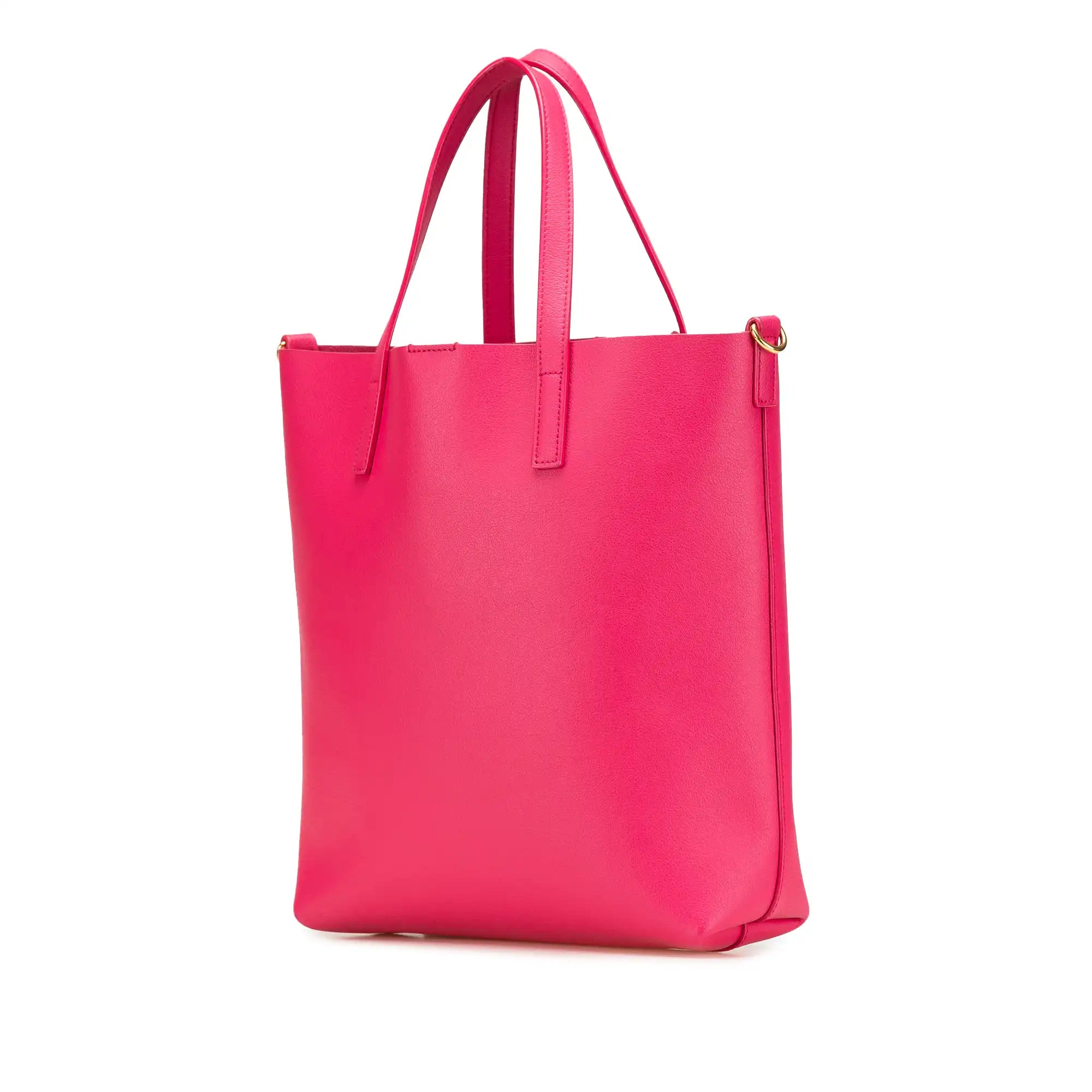 Yves Saint Laurent Toy North/South Shopping Tote Pink Leather