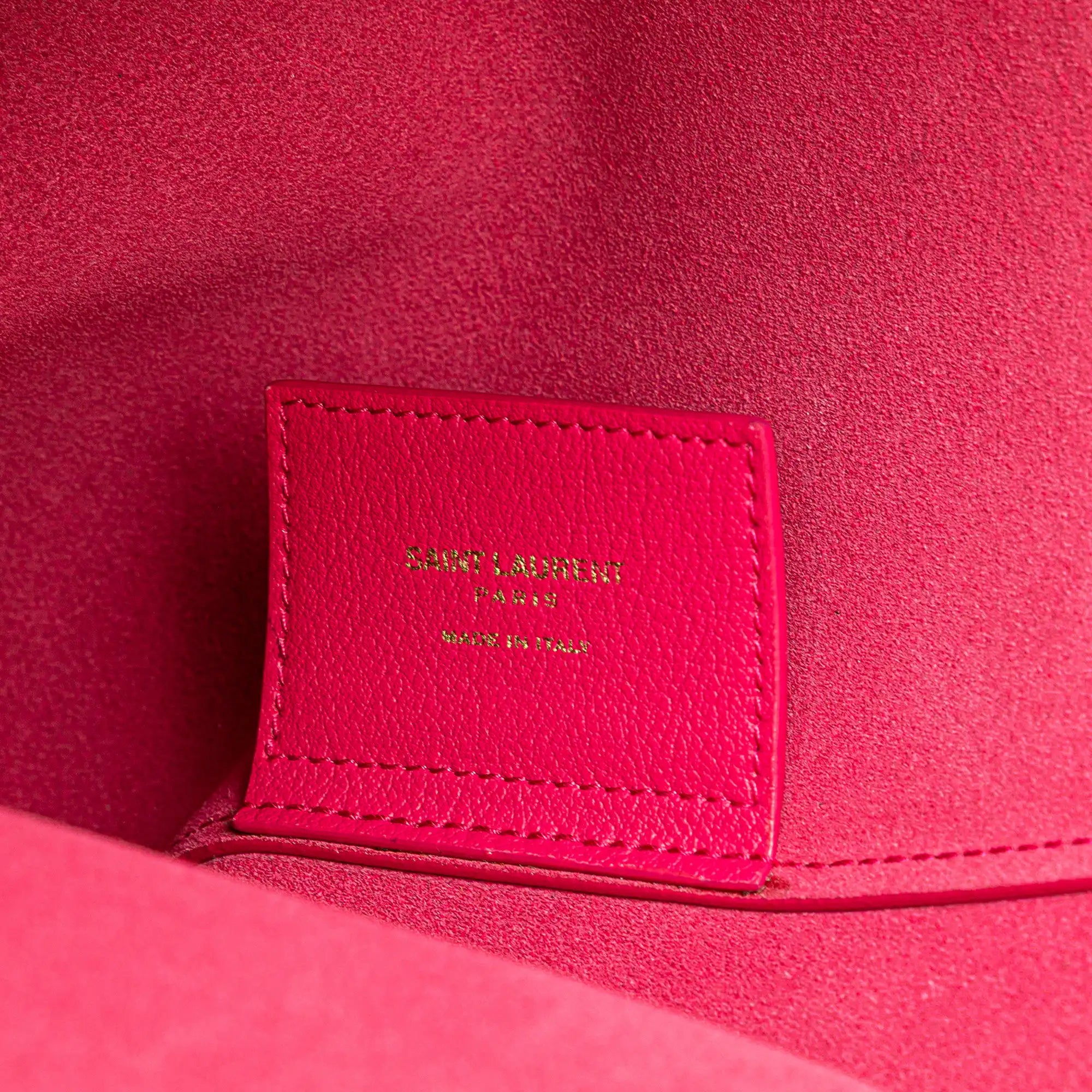 Yves Saint Laurent Toy North/South Shopping Tote Pink Leather