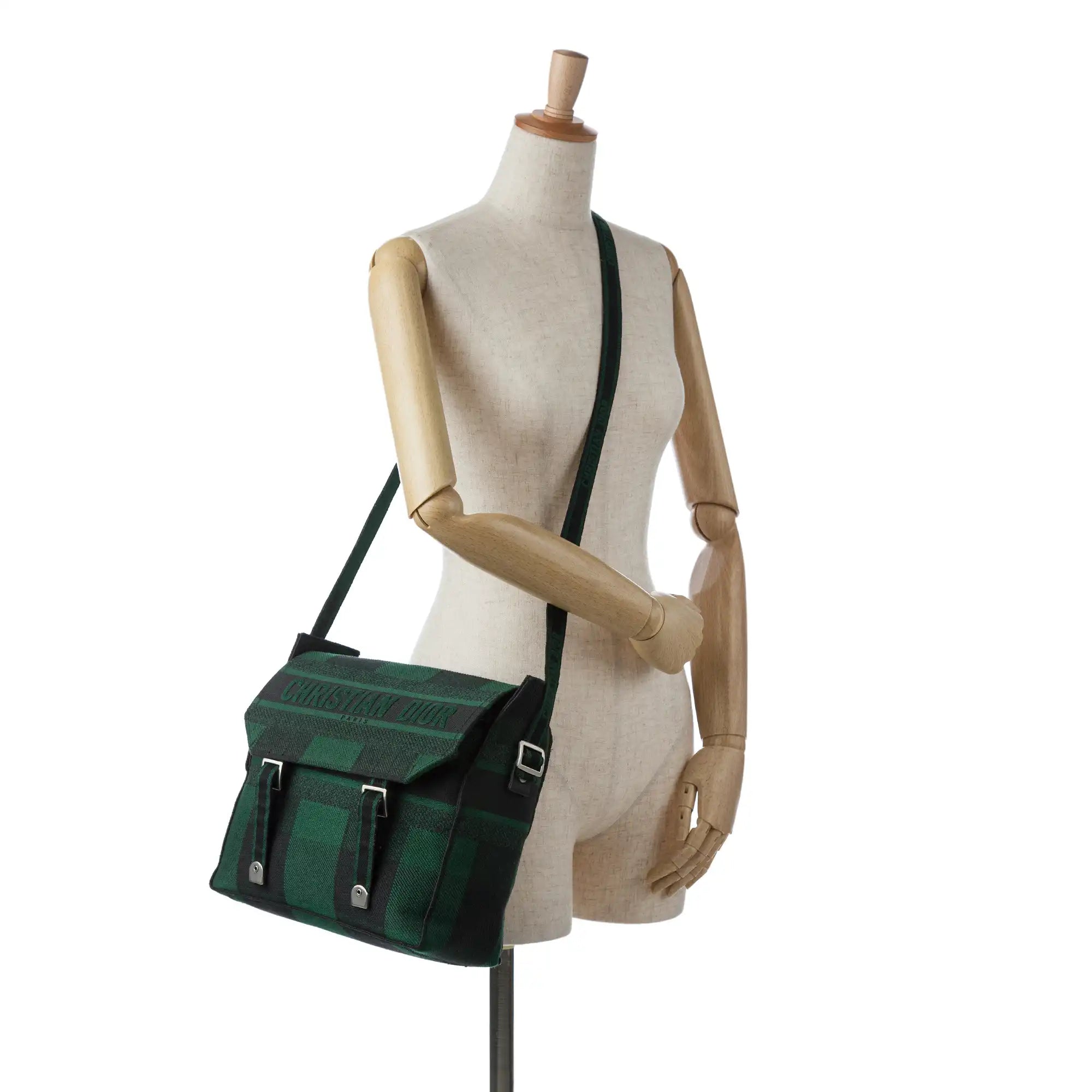 Dior Diorcamp Messenger Bag Green Canvas
