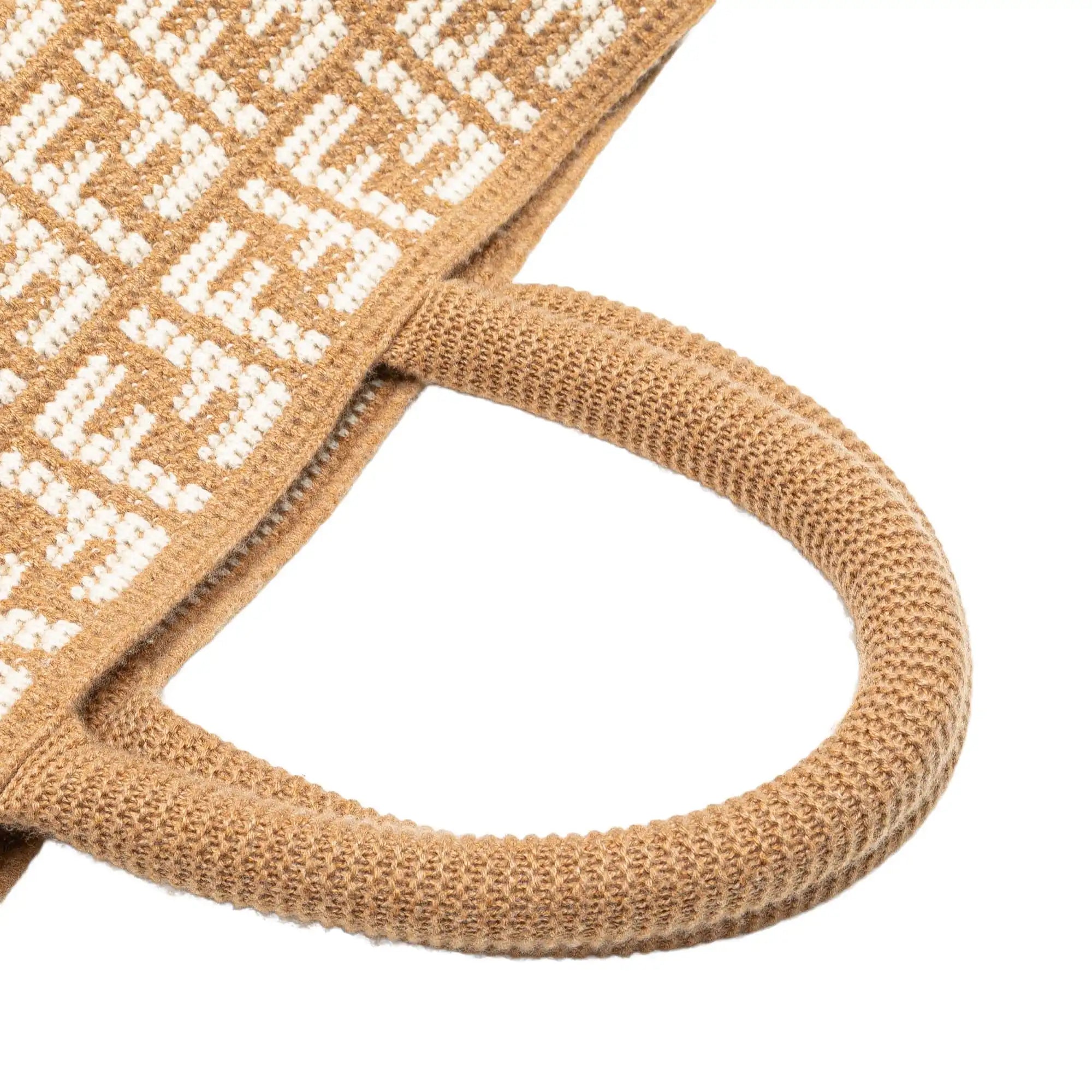 Fendi Shopper Tote Large beige zucca Cashmere