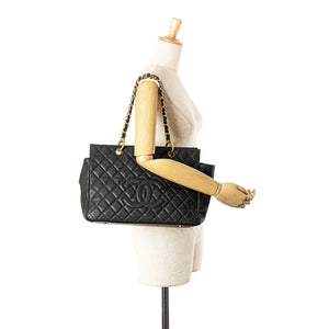 Chanel CC Timeless Tote Bag Black Caviar