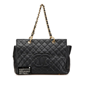 Chanel CC Timeless Tote Bag Black Caviar