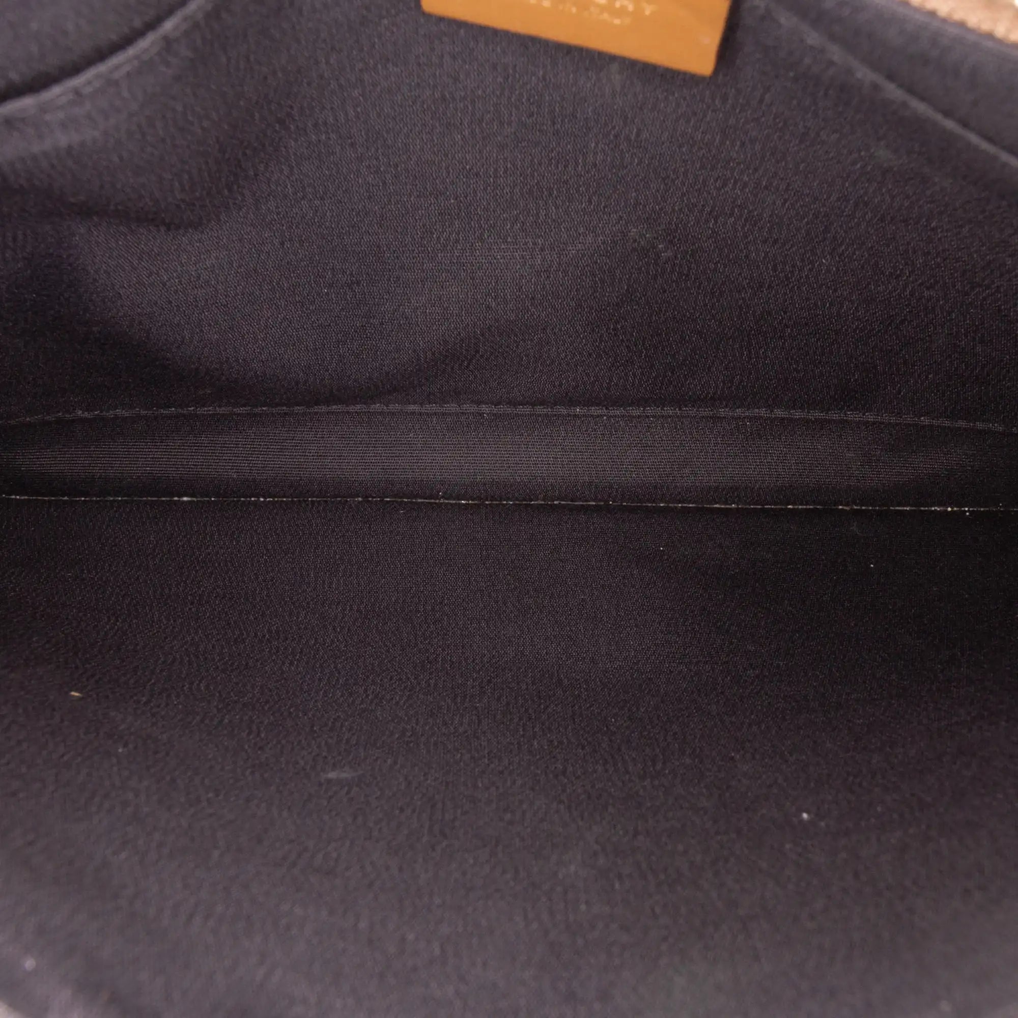 Givenchy Logo Clutch Brown Canvas