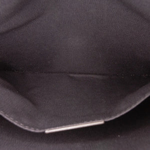 Givenchy Logo Clutch Brown Canvas