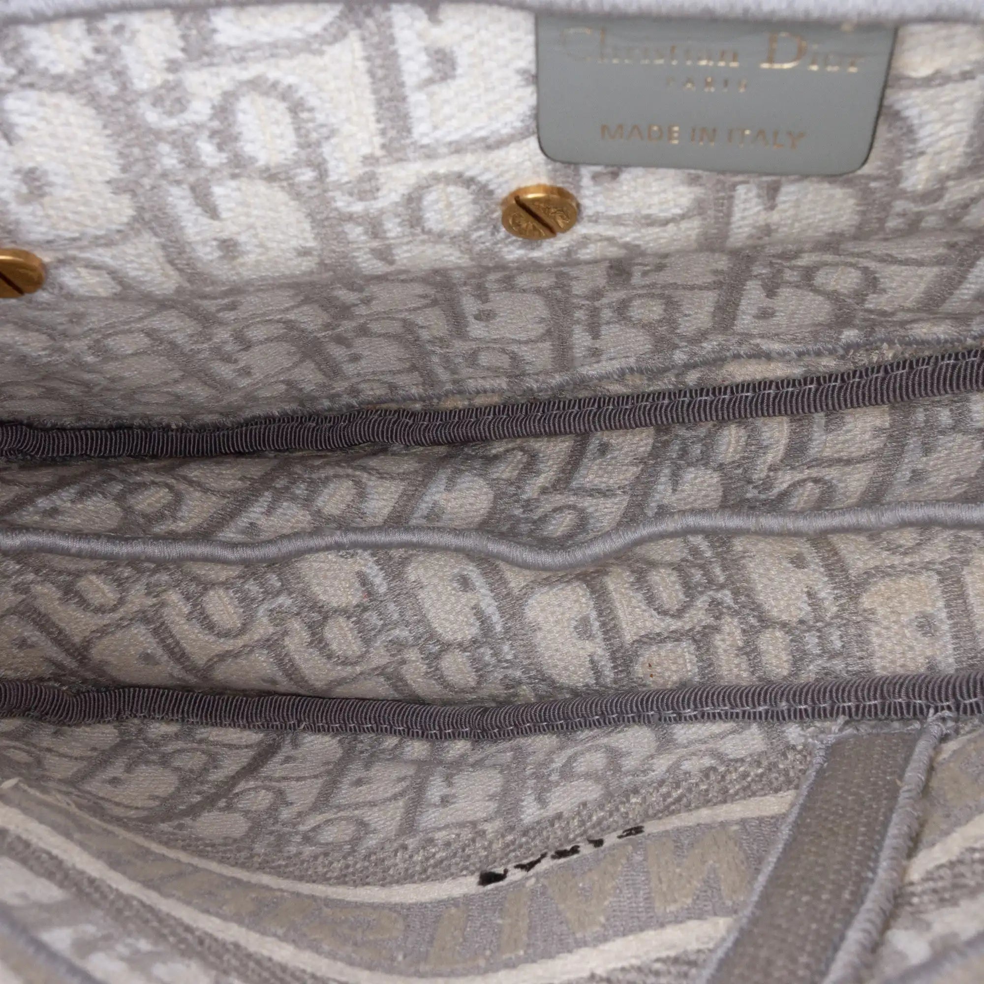 Dior Saddle Bag Medium Medium Oblique Jacquard Canvas