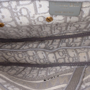 Dior Saddle Bag Medium Medium Oblique Jacquard Canvas