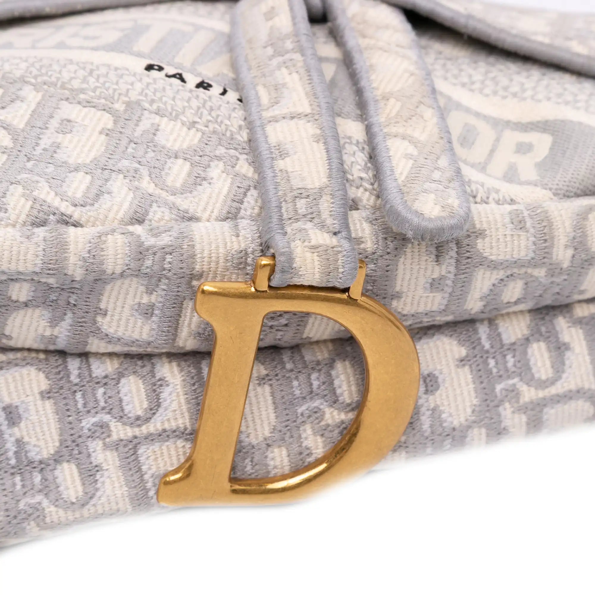 Dior Saddle Bag Medium Medium Oblique Jacquard Canvas
