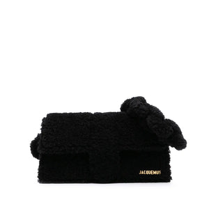Jacquendus Le Bambidou Black Shearling