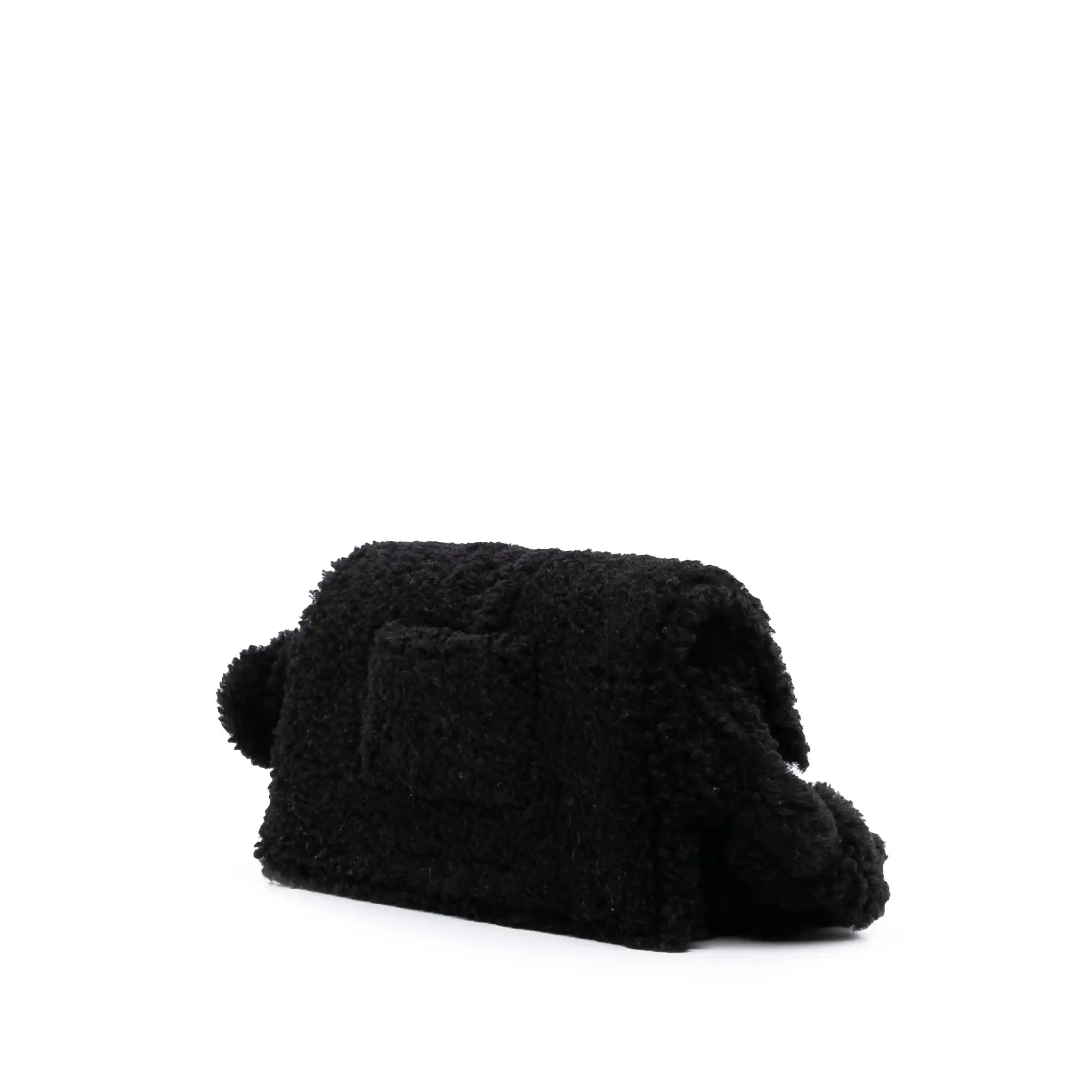 Jacquendus Le Bambidou Black Shearling