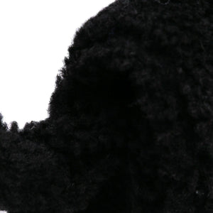 Jacquendus Le Bambidou Black Shearling