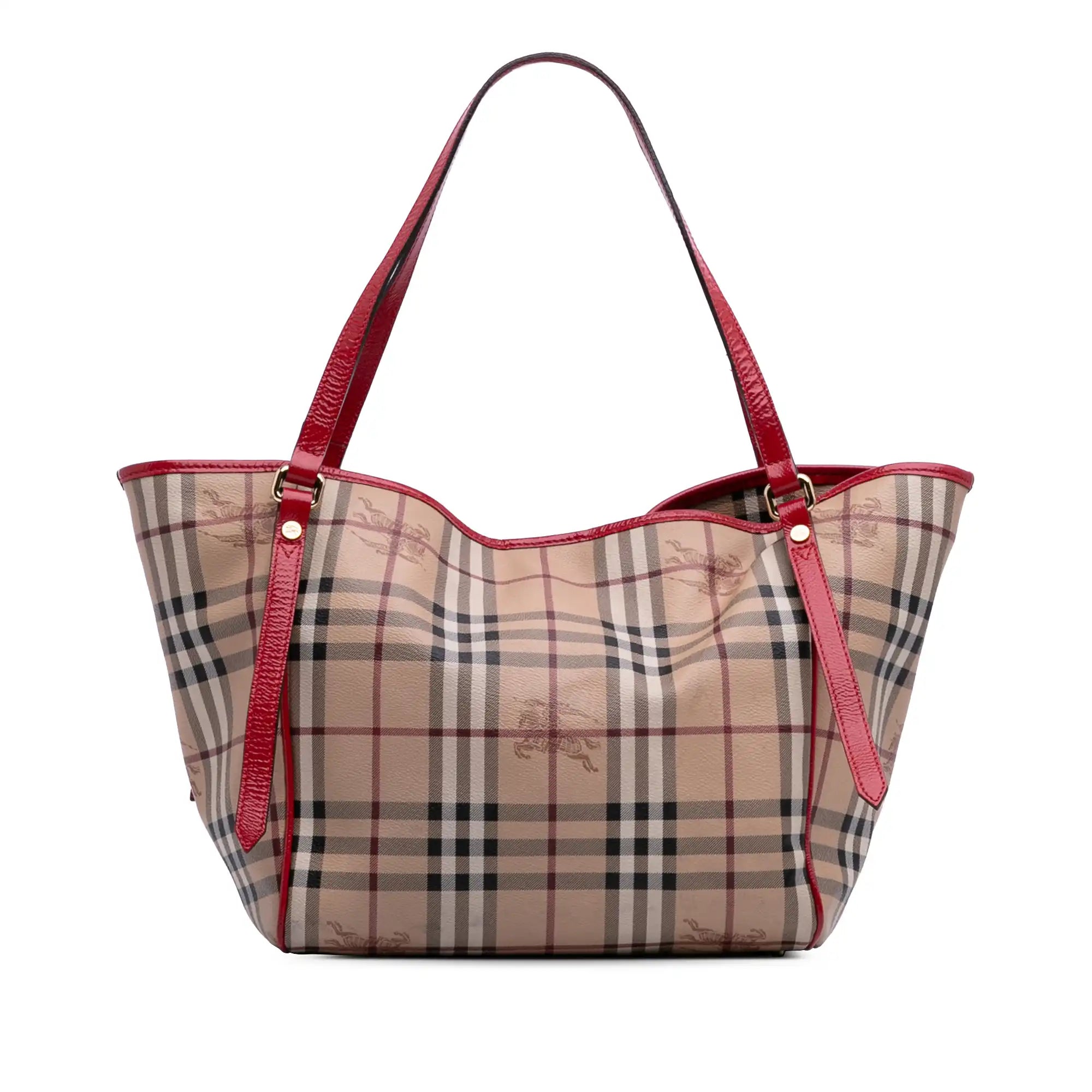 Burberry Haymarket Check Canterbury Tote Small