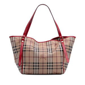 Burberry Haymarket Check Canterbury Tote Small