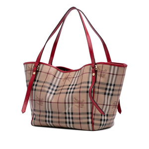 Burberry Haymarket Check Canterbury Tote Small