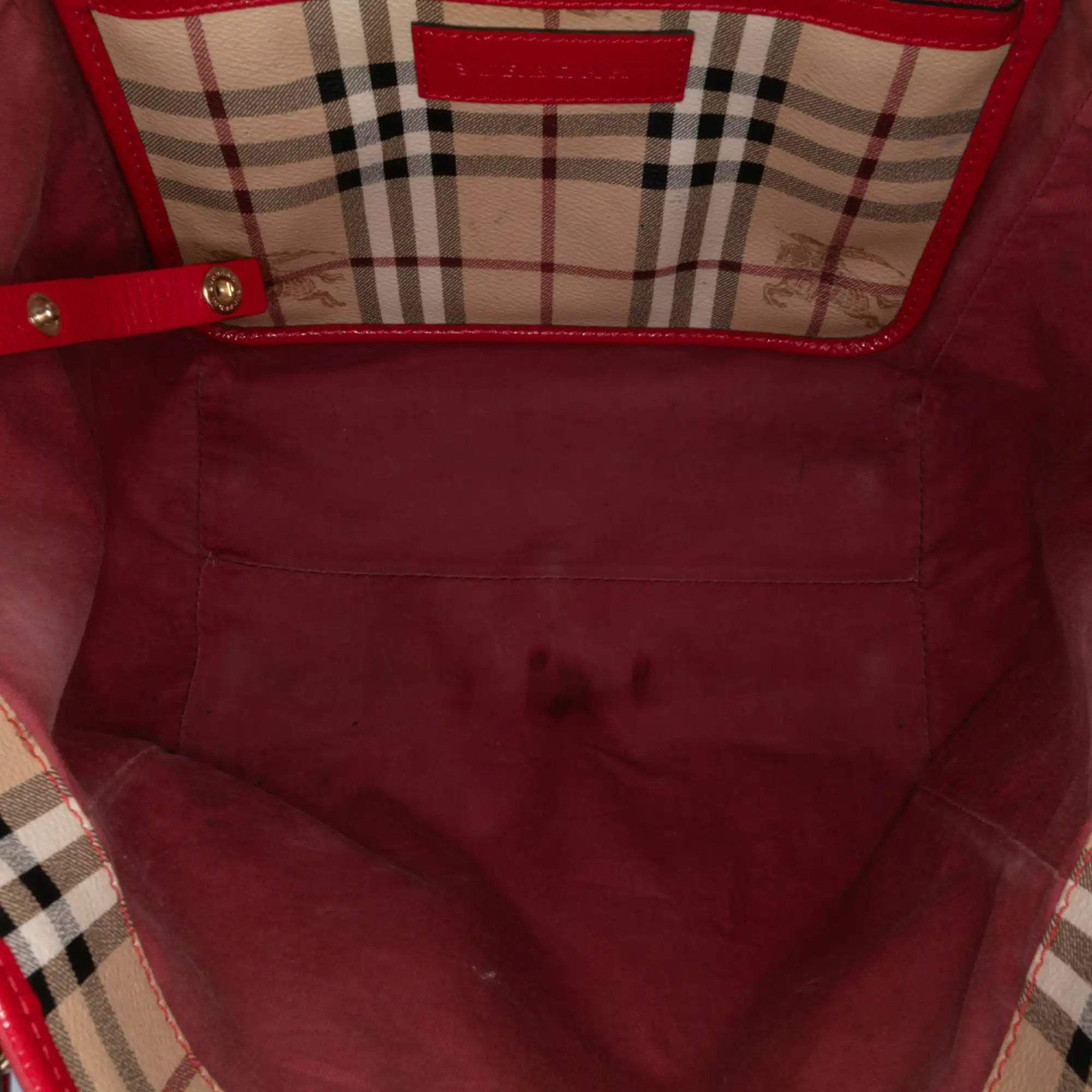 Burberry Haymarket Check Canterbury Tote Small