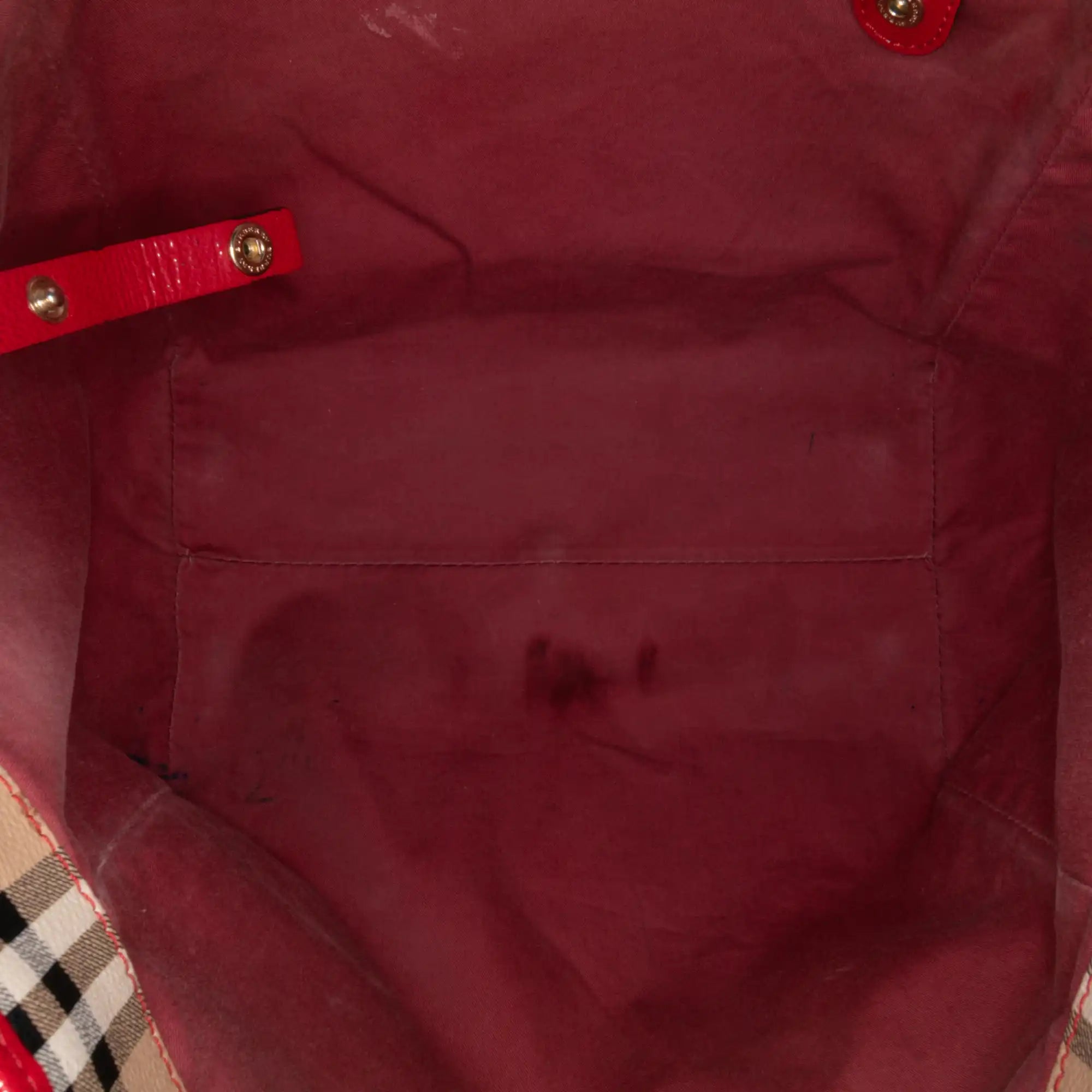 Burberry Haymarket Check Canterbury Tote Small