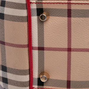 Burberry Haymarket Check Canterbury Tote Small