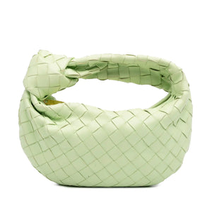 Bottega Veneta Jodie Mini Pastel Green Nappa Intrecciato