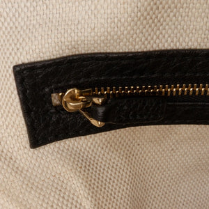 Gucci Soho Cellarius Tote Medium Black Leather