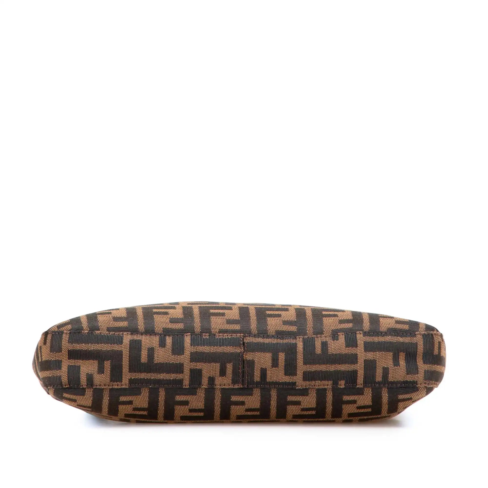 Fendi Shoulder Bag Brown Zucca Canvas