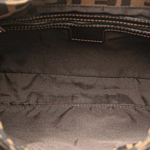 Fendi Shoulder Bag Brown Zucca Canvas