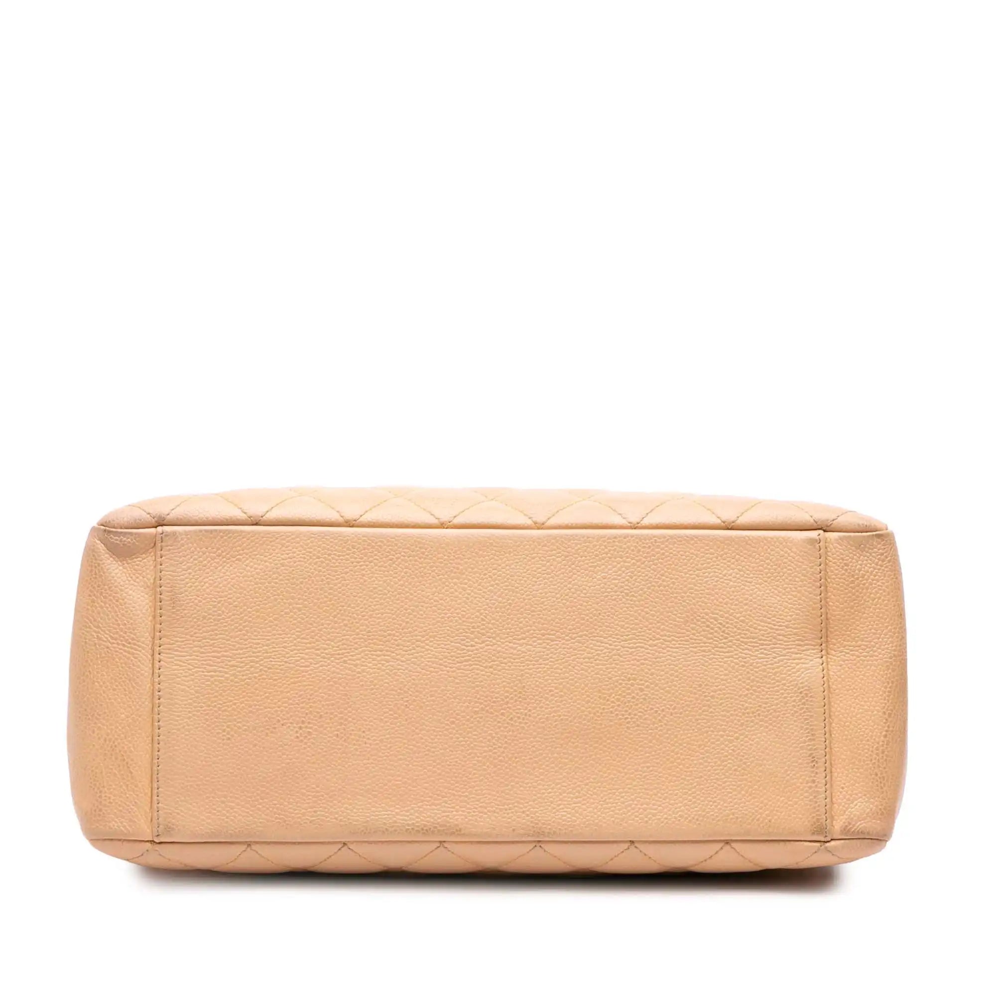 Chanel GST beige Caviar Gold