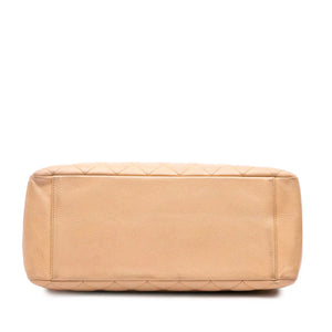 Chanel GST beige Caviar Gold