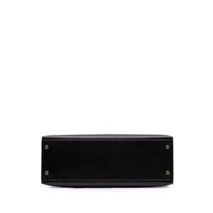 Hermès Kelly Sellier 32 Black Boxcalf Gold