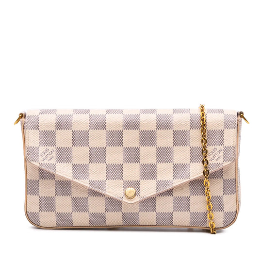 Louis Vuitton Pochette Félicie Damier Azur Canvas