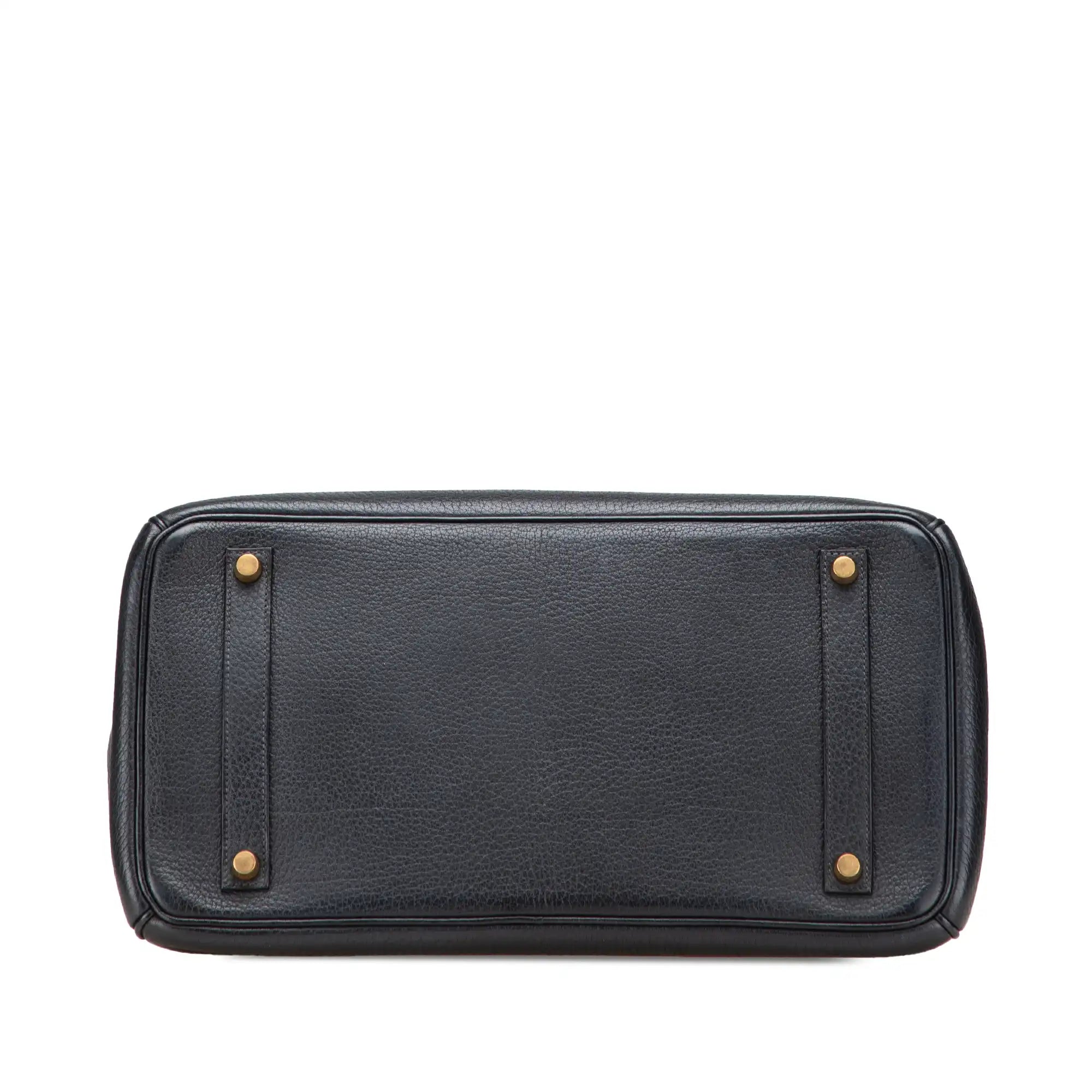 Hermès Birkin Retorune 35 Black Togo Gold