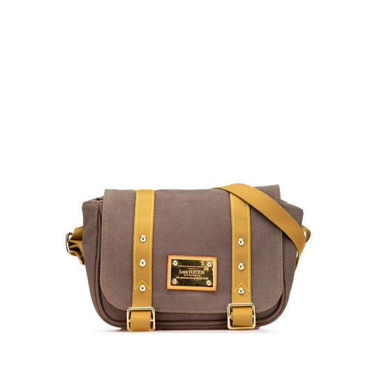 Louis Vuitton Antigua Besace PM Brown Canvas