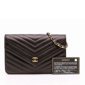 Chanel Classic Double Flap Medium Black Lambskin Gold