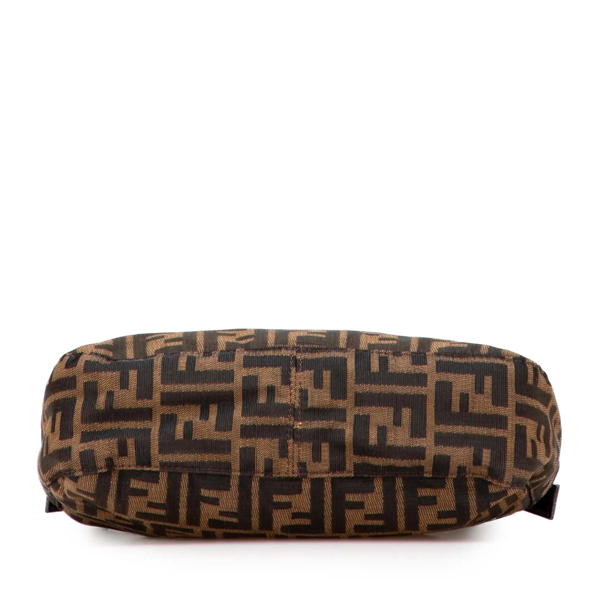 Fendi Shoulder Bag Brown Zucca Canvas
