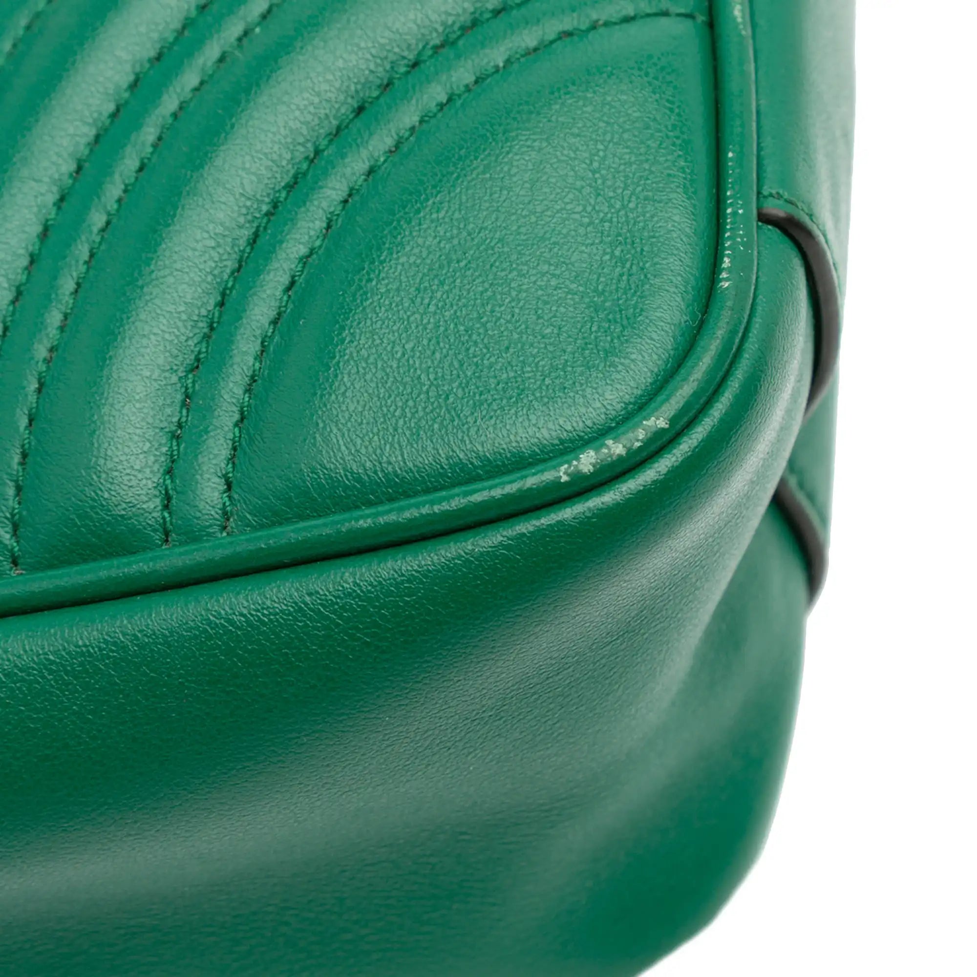 Gucci GG Marmont Medium Green Matelassé
