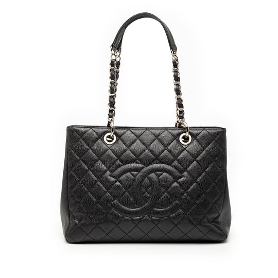 Chanel Grand Shopping Tote Black Caviar