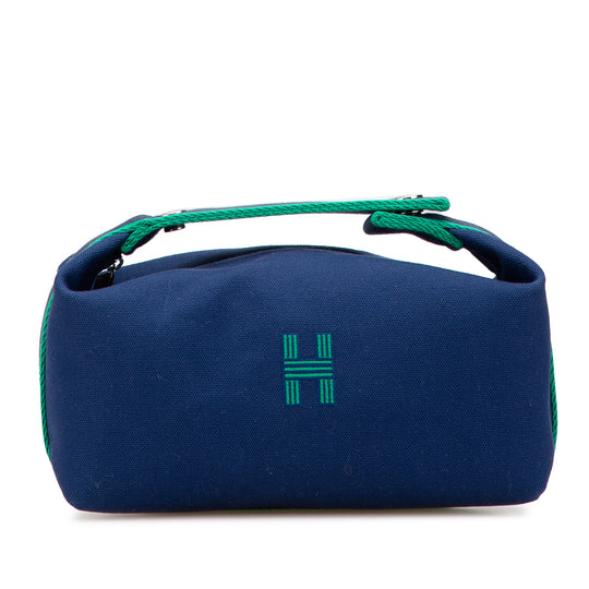 Hermès Bride-A-Brac Small Blue Canvas