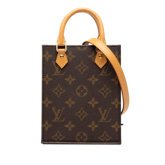 Louis Vuitton Petit Sac Plat Monogram Canvas