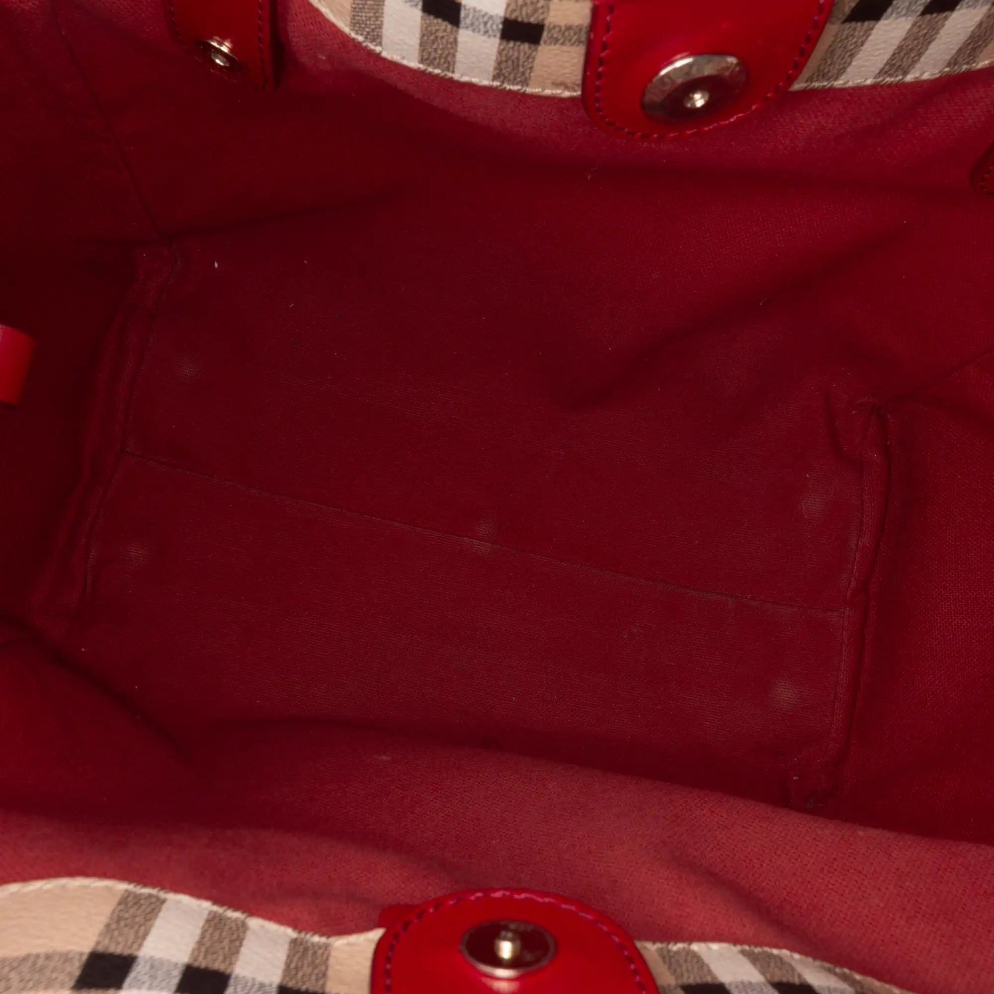 Burberry Haymarket Check Canterbury Tote Small